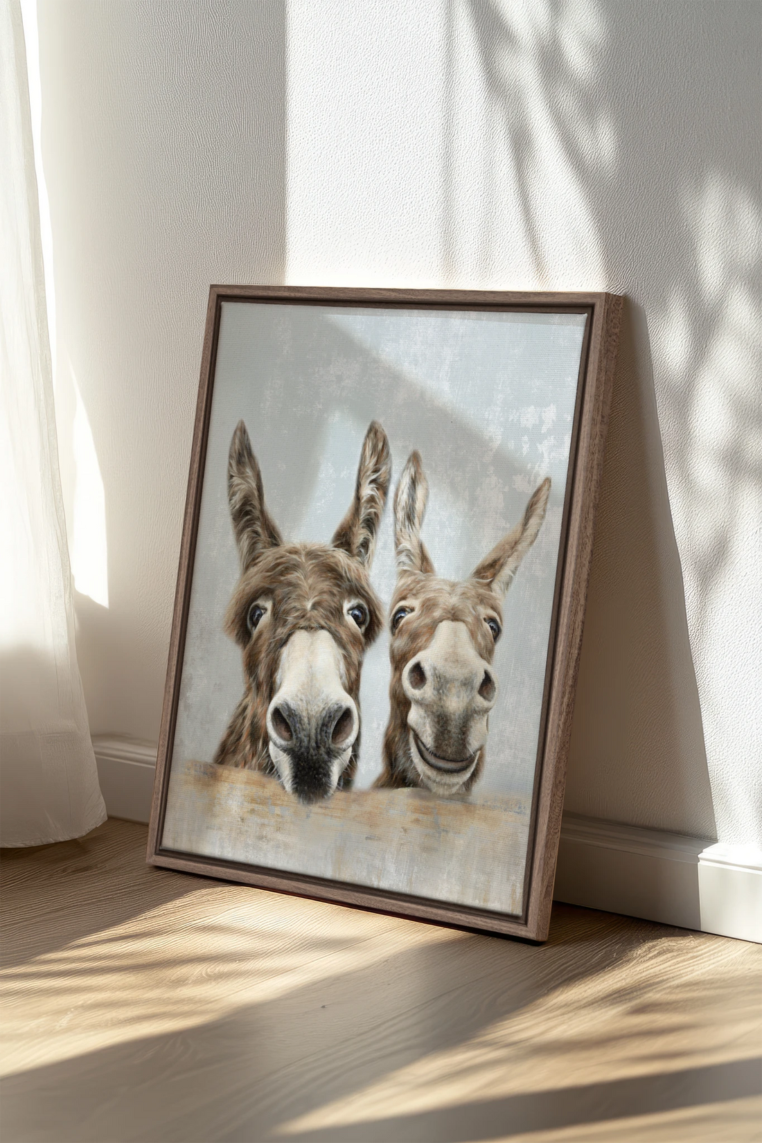 Fence Friends, Oeuvre sur toile étirée