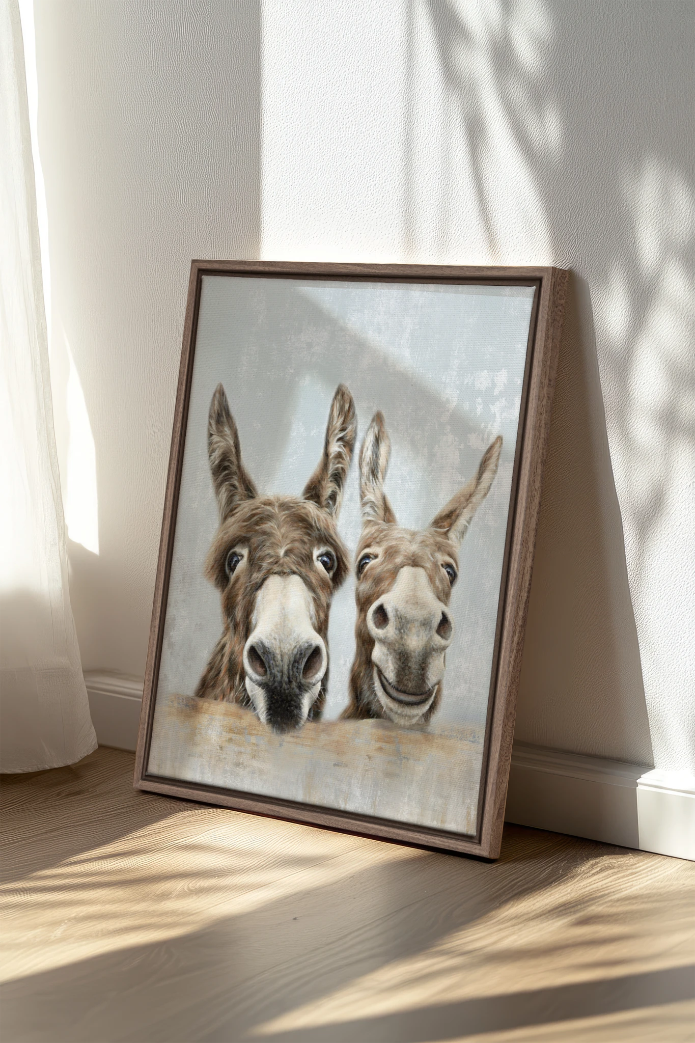 Fence Friends, Oeuvre sur toile étirée