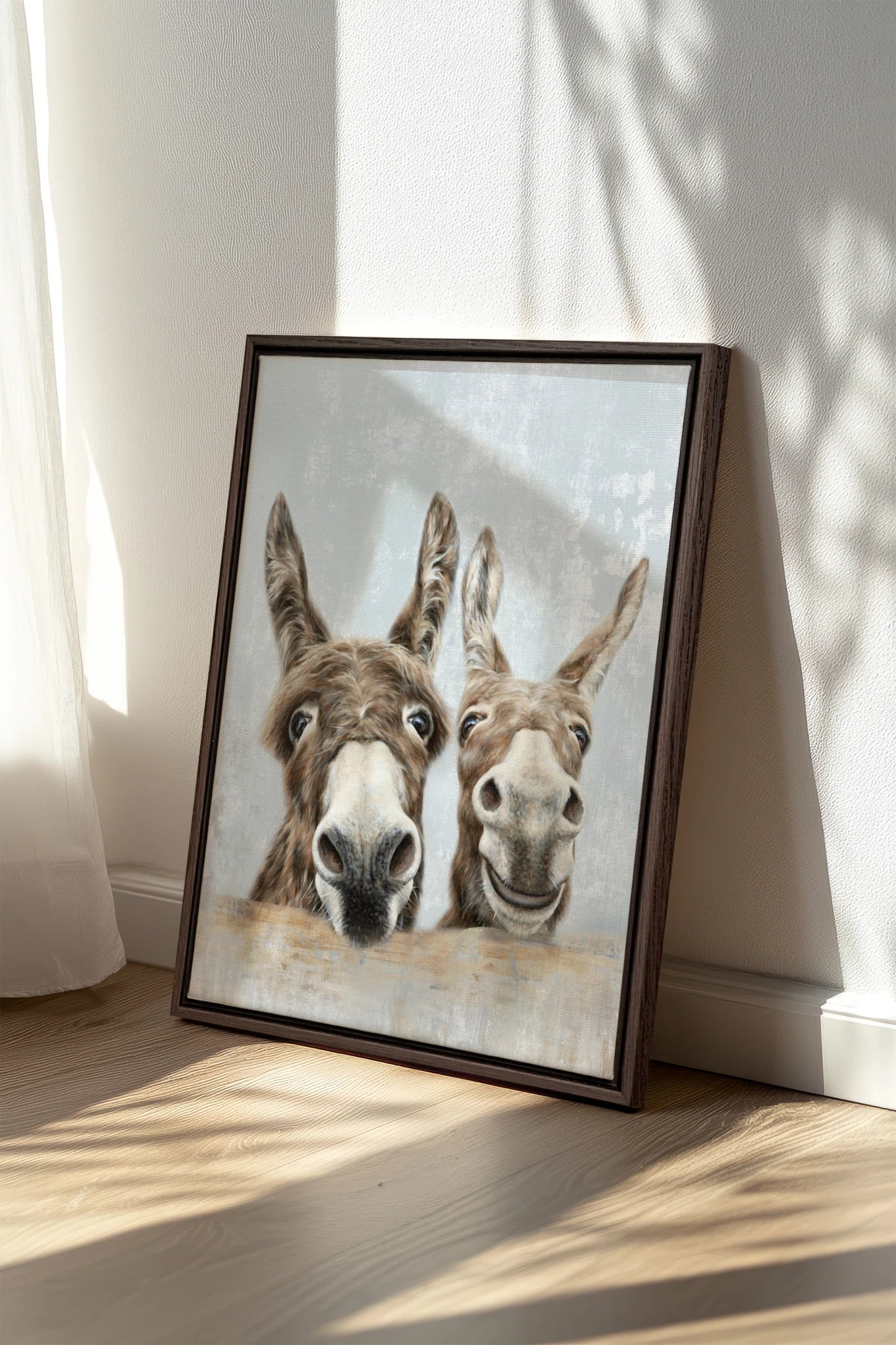 Fence Friends, Oeuvre sur toile étirée
