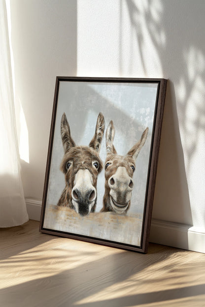 Fence Friends, Oeuvre sur toile étirée