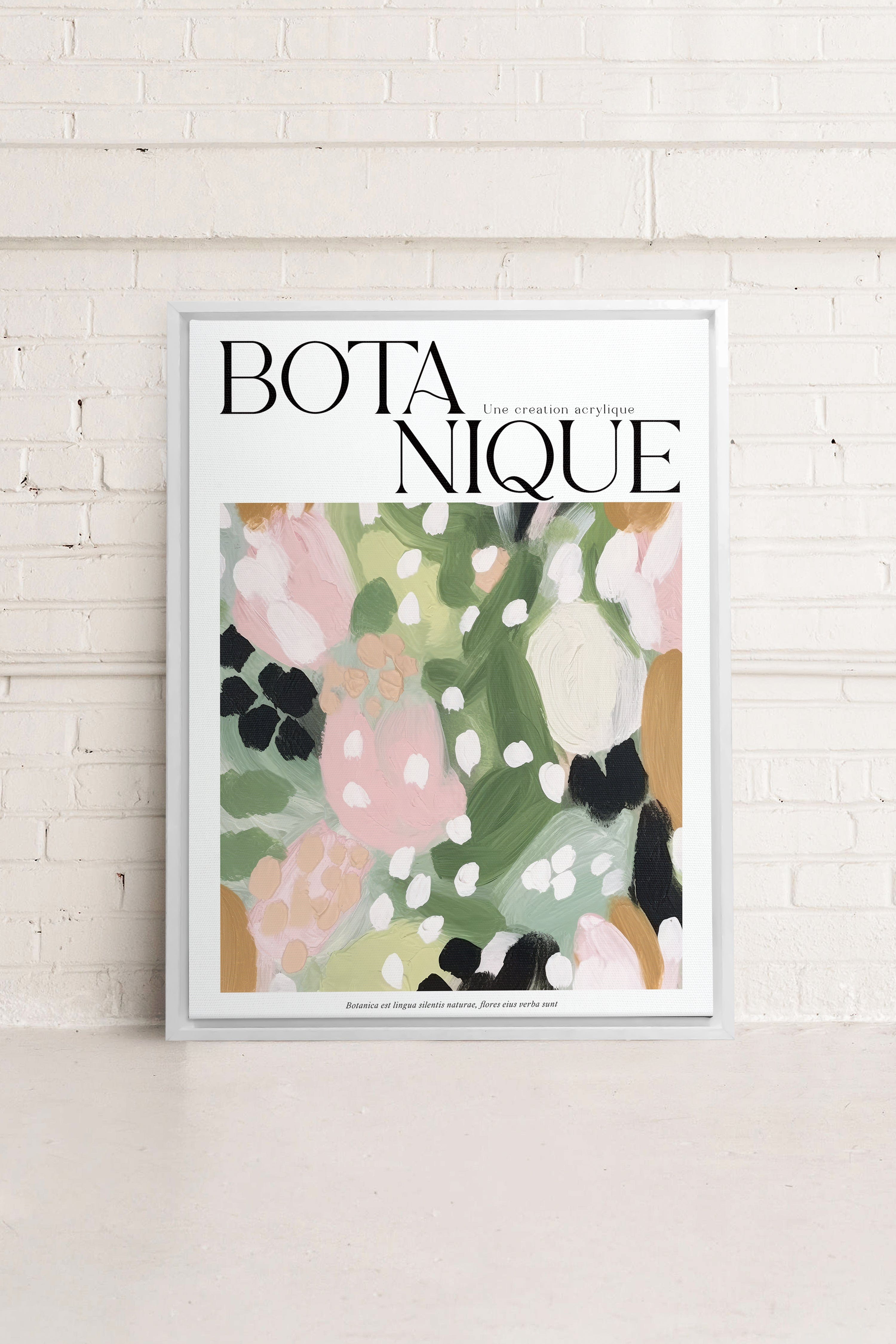 FLORES, Oeuvre sur toile étiré
