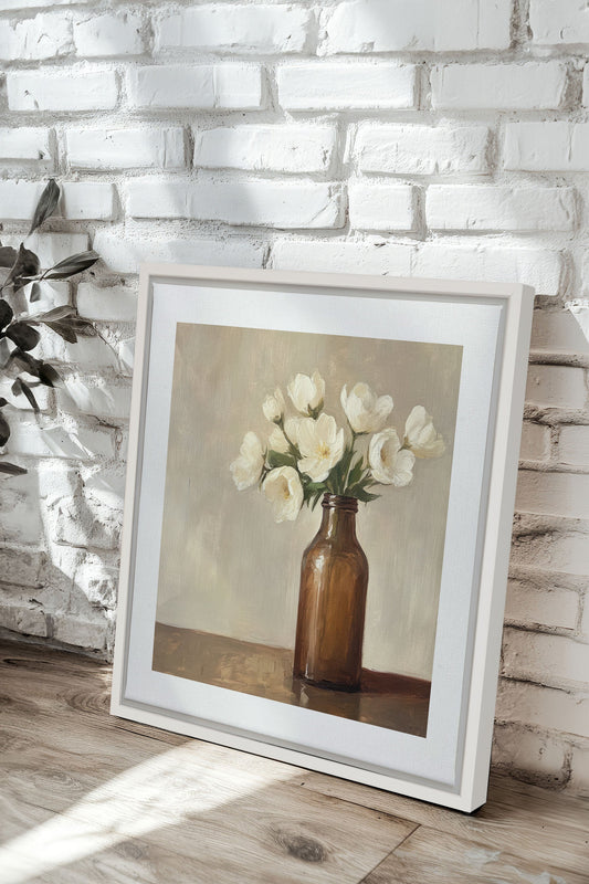 DOUCEUR FANÉE, Oeuvre sur toile étirée