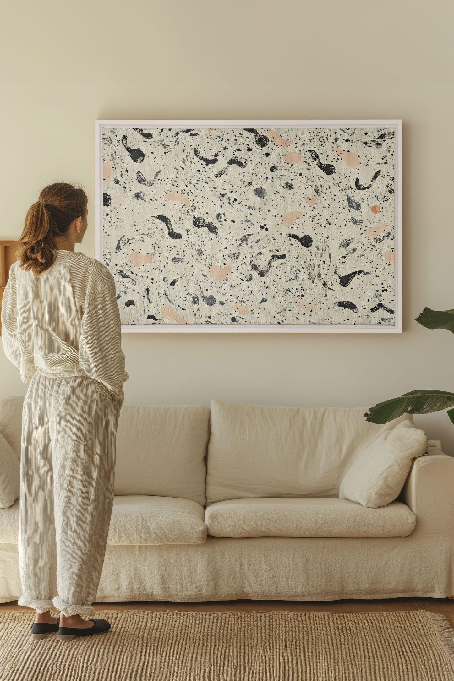 ABSTRACT SPARKS, Work on stretched canvas