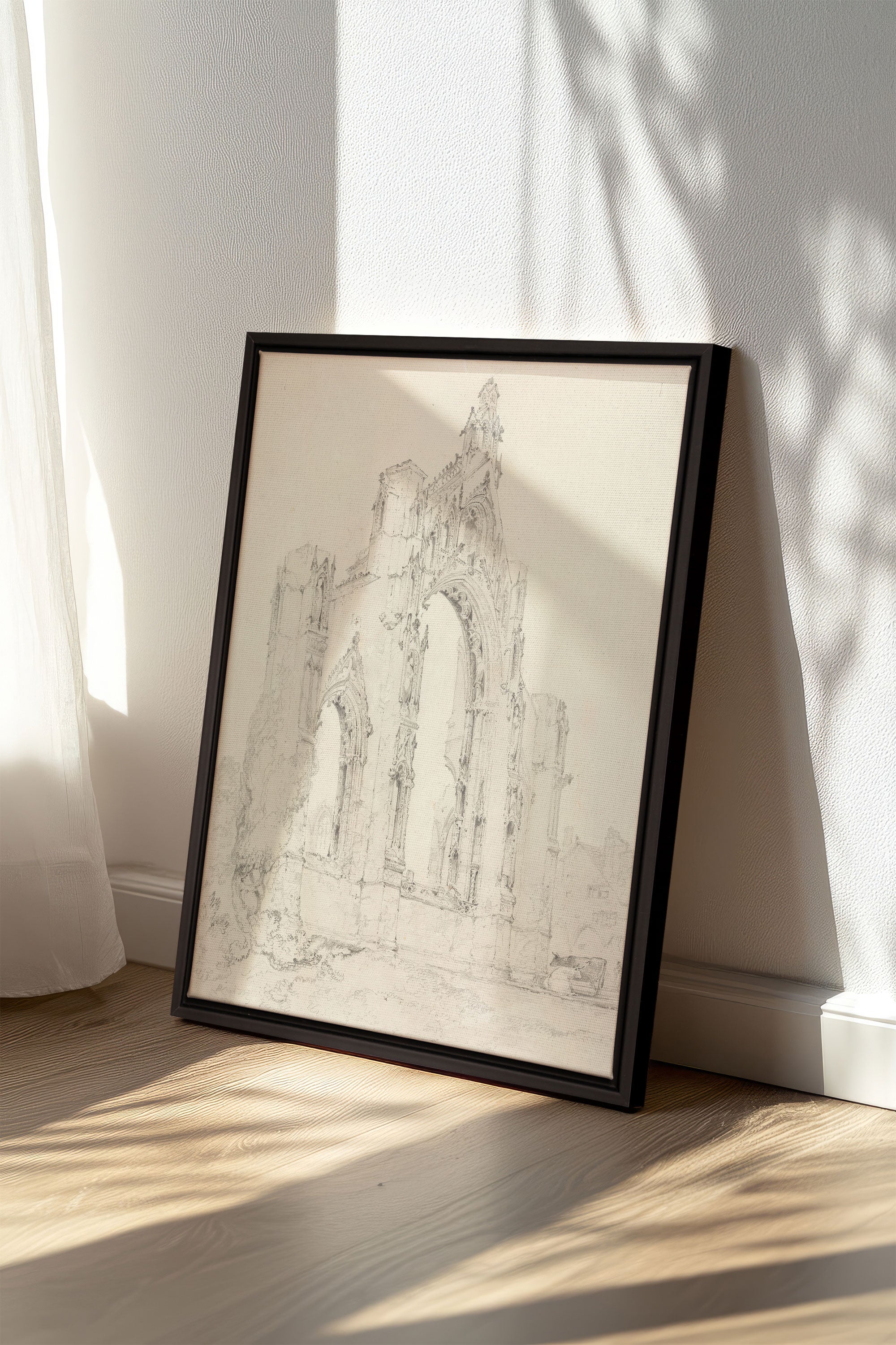 OLEKA CANVAS - SACRED REMAINS, Oeuvre sur toile étirée, encadré Noir