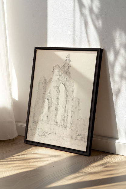 OLEKA CANVAS - SACRED REMAINS, Oeuvre sur toile étirée, encadré Noir