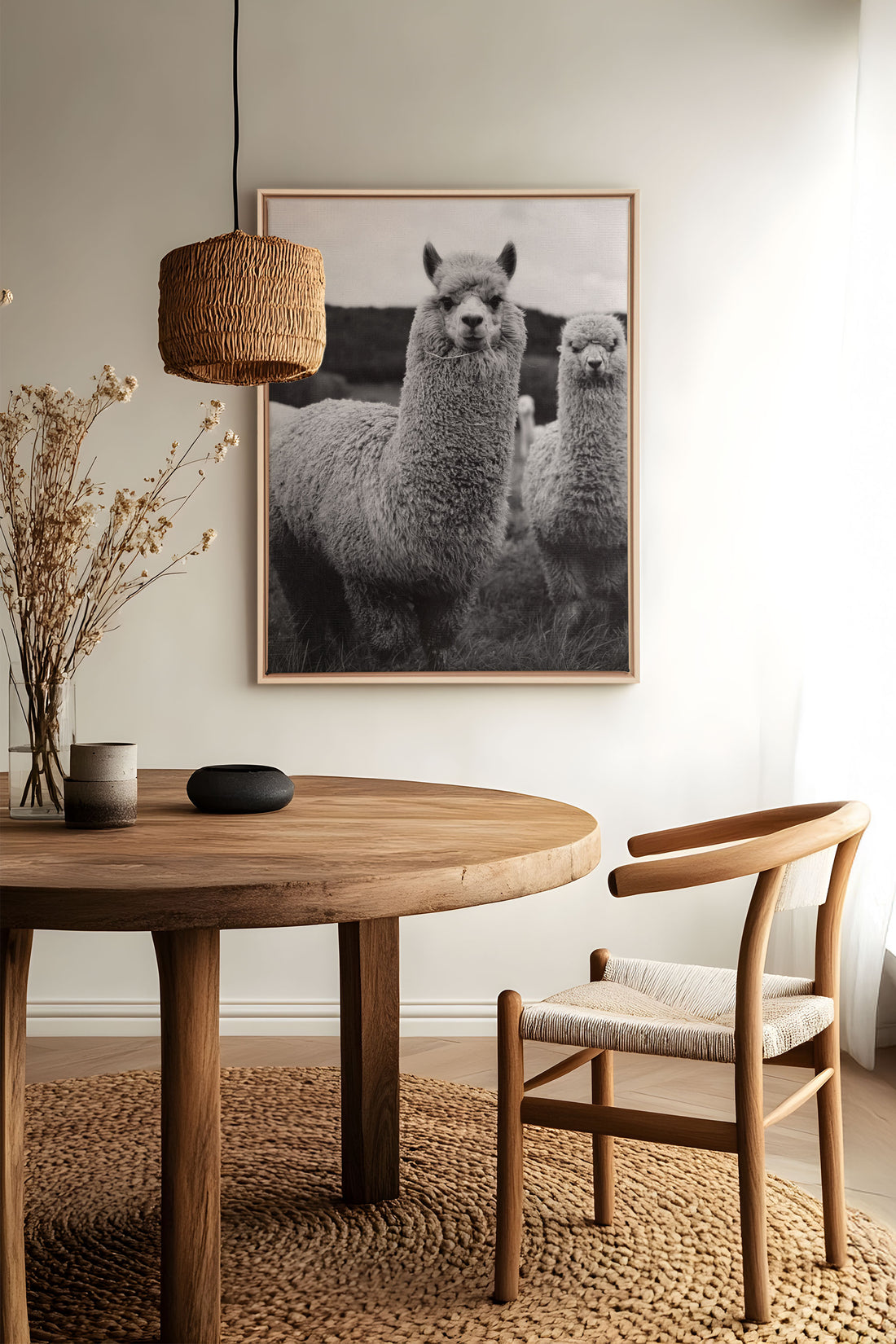 FLUFF AND GRACE, Oeuvre sur toile étiré