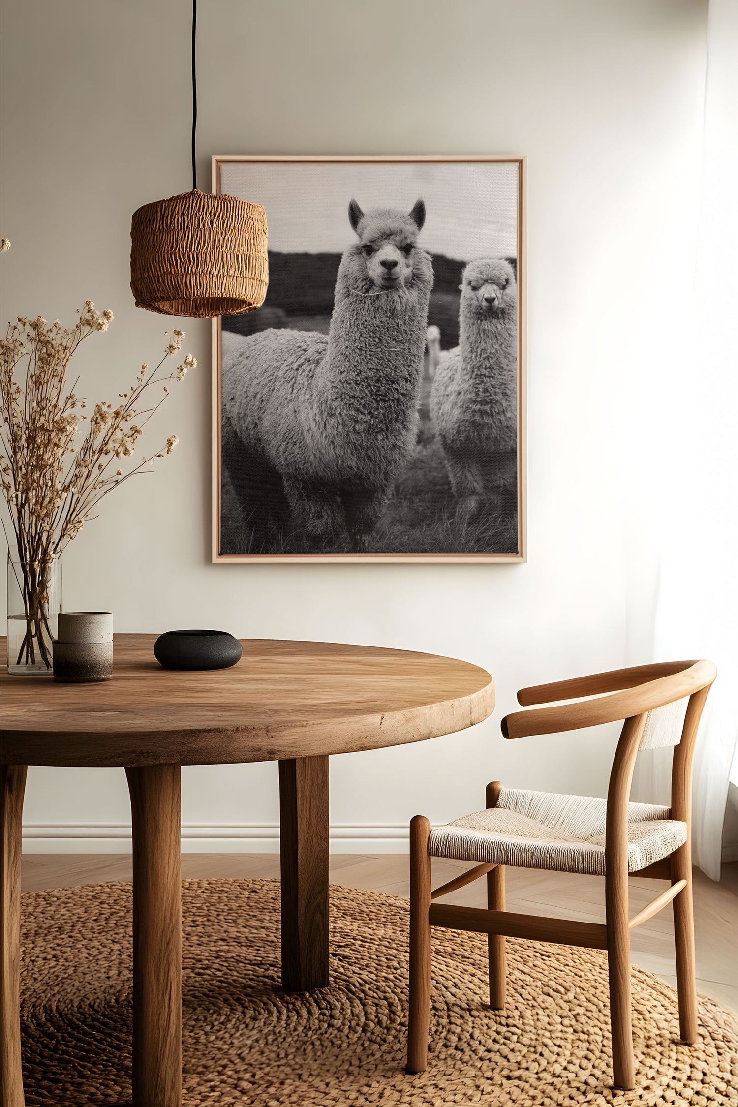 FLUFF AND GRACE, Oeuvre sur toile étiré