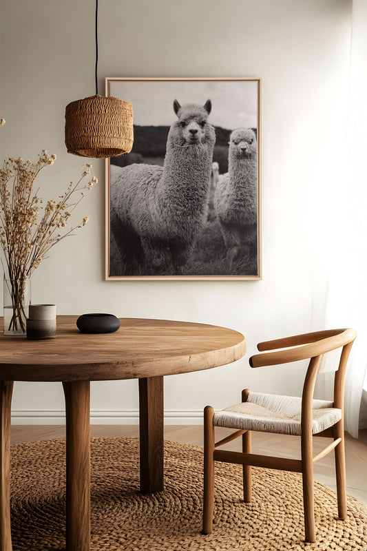 FLUFF AND GRACE, Oeuvre sur toile étiré