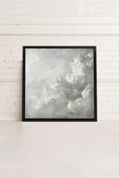 SKY DANCE, Oeuvre sur toile étirée, encadré Noir