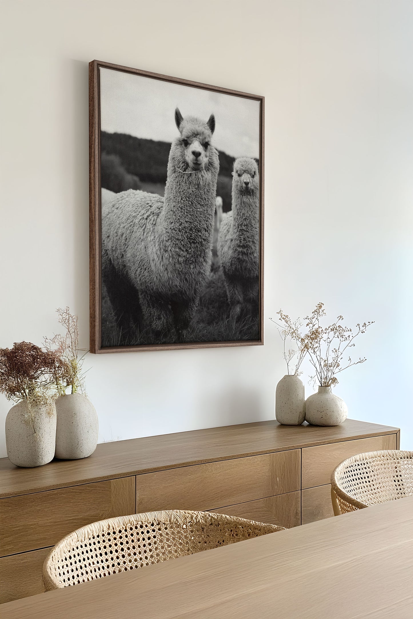 FLUFF AND GRACE, Oeuvre sur toile étiré