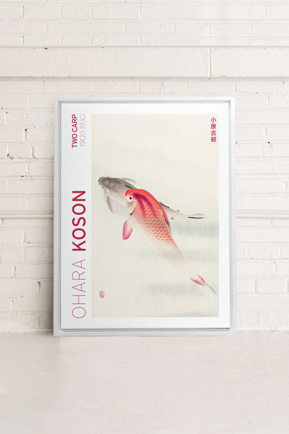 TWO CARP, Work on stretched canvas