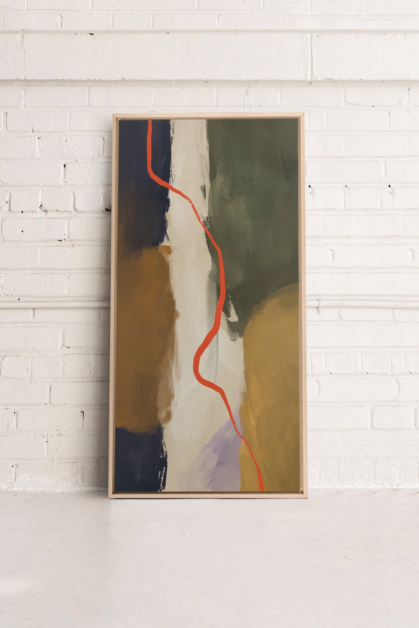 CREVASSE, Work on stretched canvas