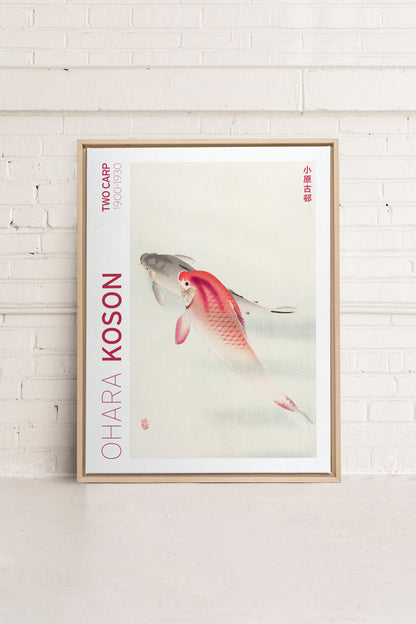 TWO CARP, Work on stretched canvas