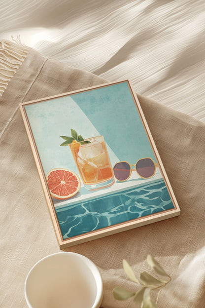 APÉRO D'ÉTÉ, Work on stretched canvas