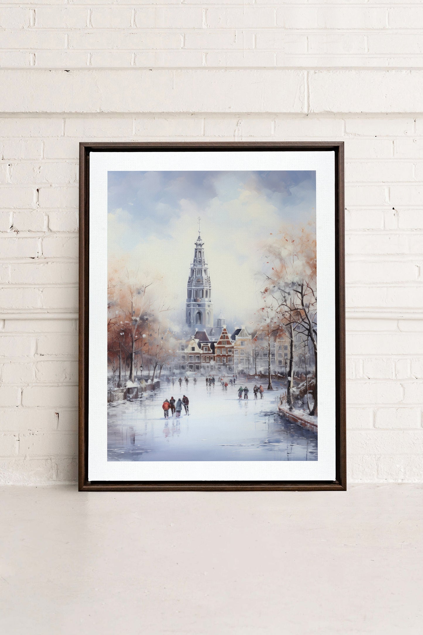 Azure Rink, Oeuvre sur toile étirée