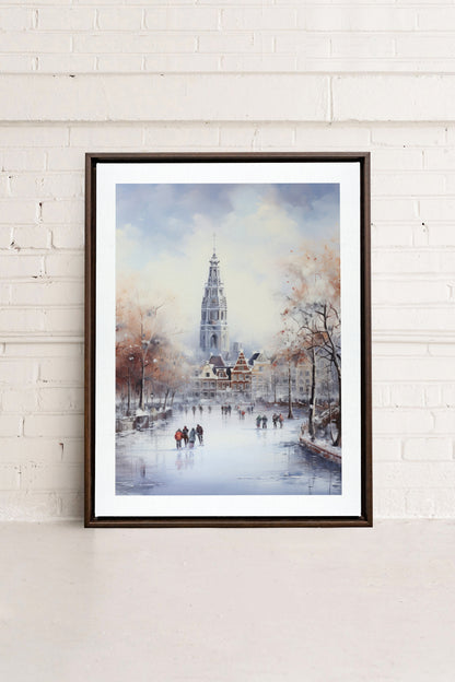 Azure Rink, Oeuvre sur toile étirée