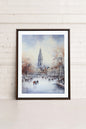 Azure Rink, Oeuvre sur toile étirée