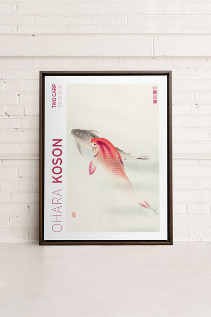 TWO CARP, Work on stretched canvas