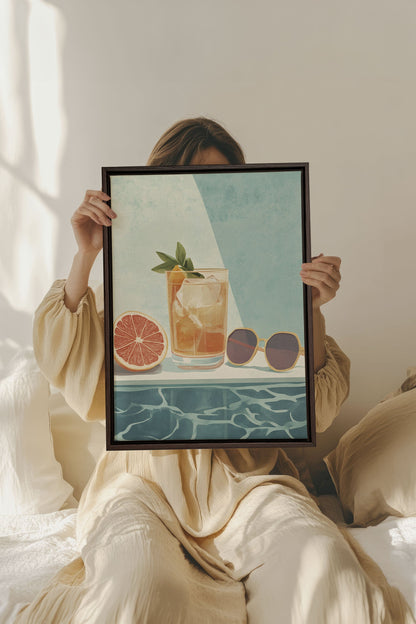 APÉRO D'ÉTÉ, Work on stretched canvas
