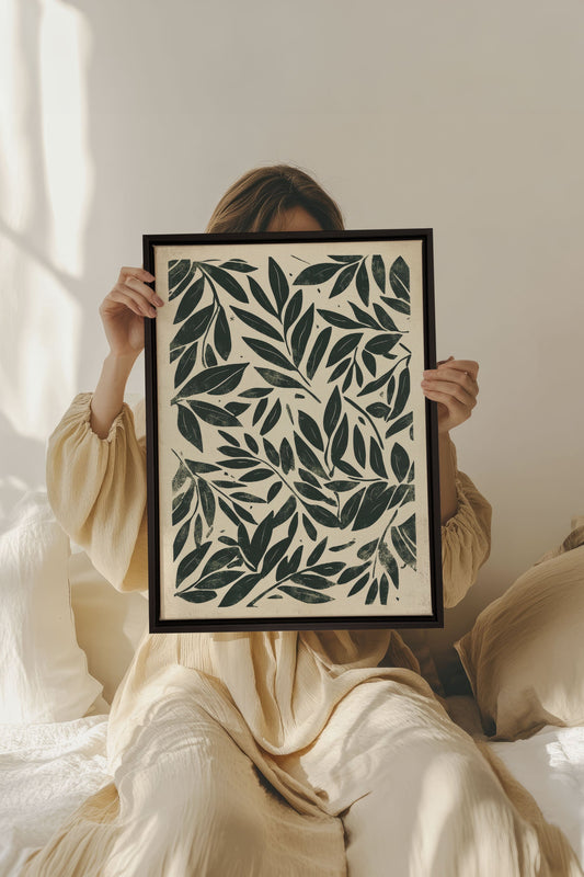HERITAGE GREENERY, Work on stretched canvas