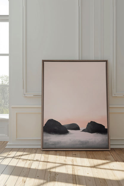 TWILIGHT GLOW, Work on stretched canvas