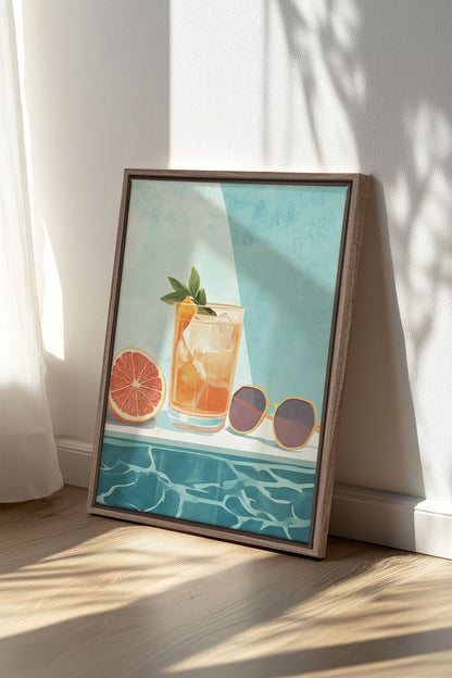 APÉRO D'ÉTÉ, Work on stretched canvas