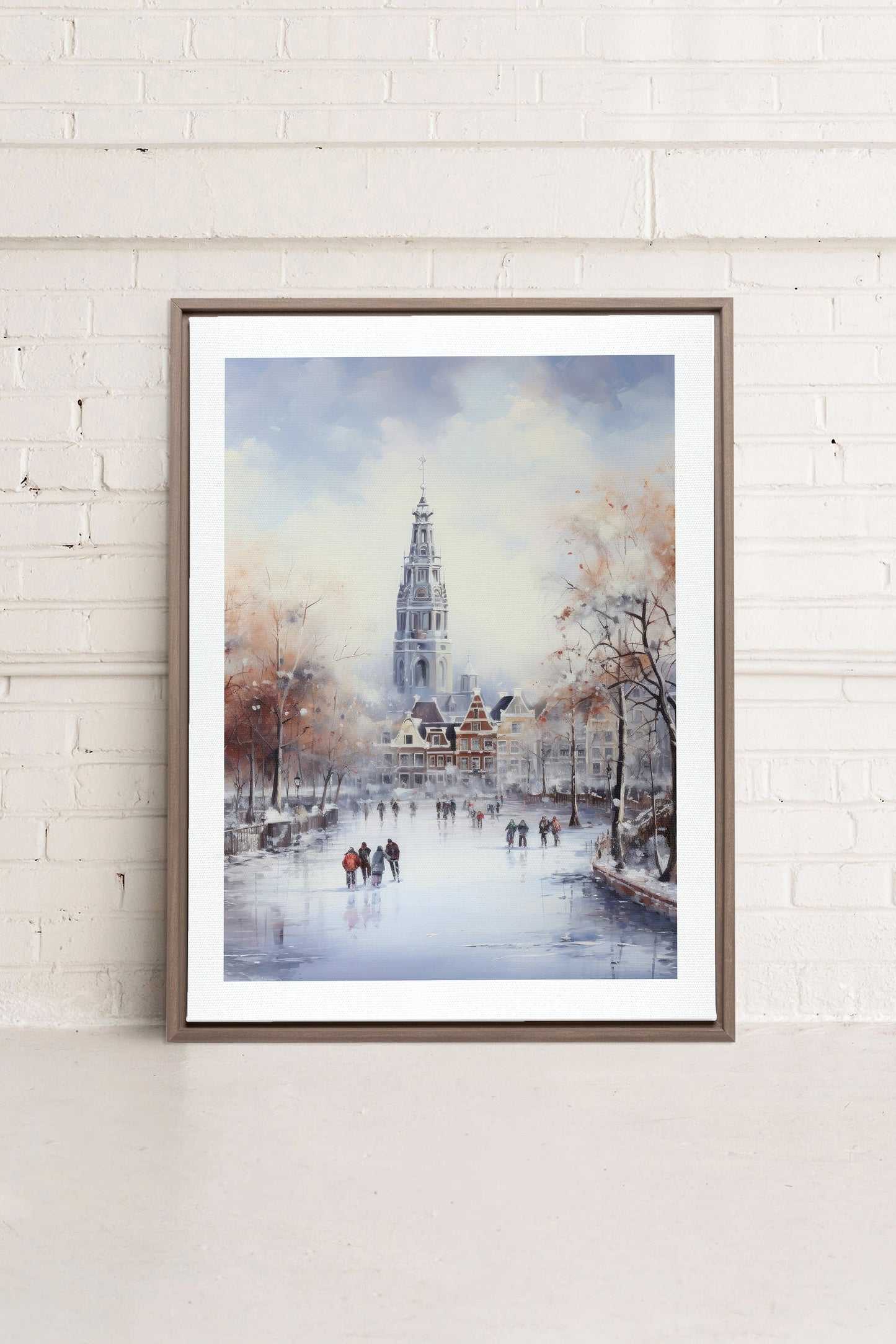 Azure Rink, Oeuvre sur toile étirée