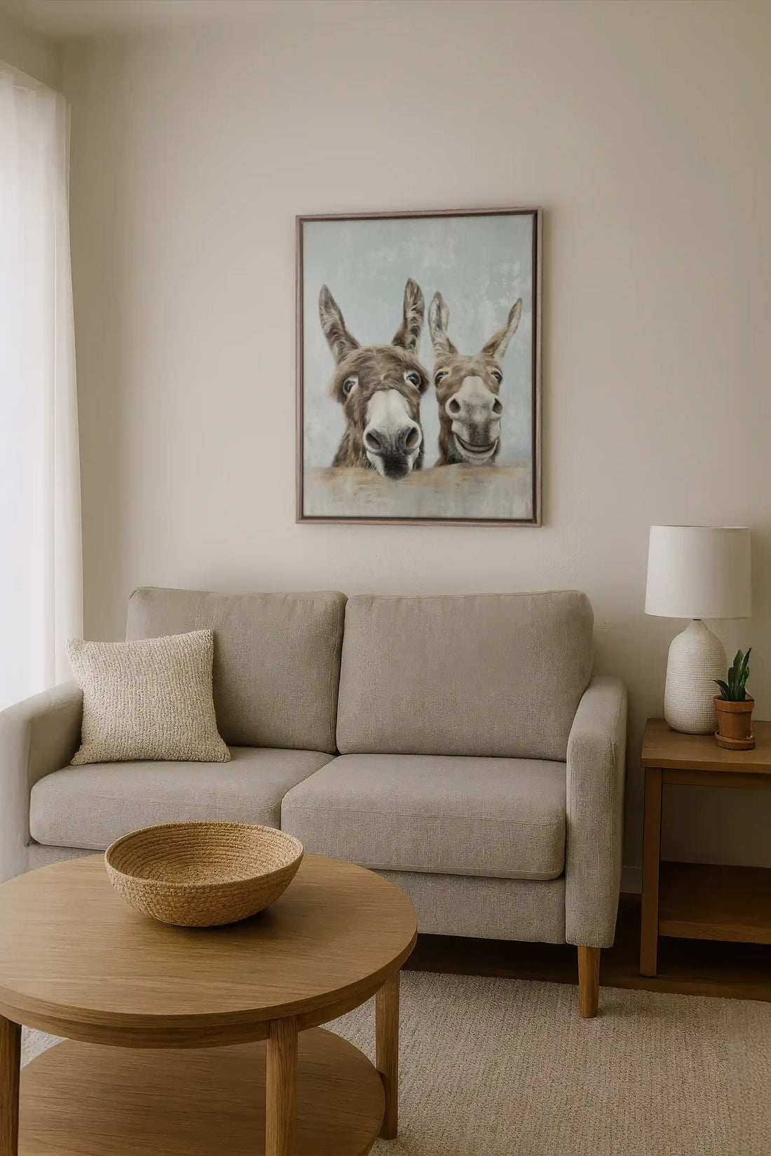 Fence Friends, Oeuvre sur toile étirée