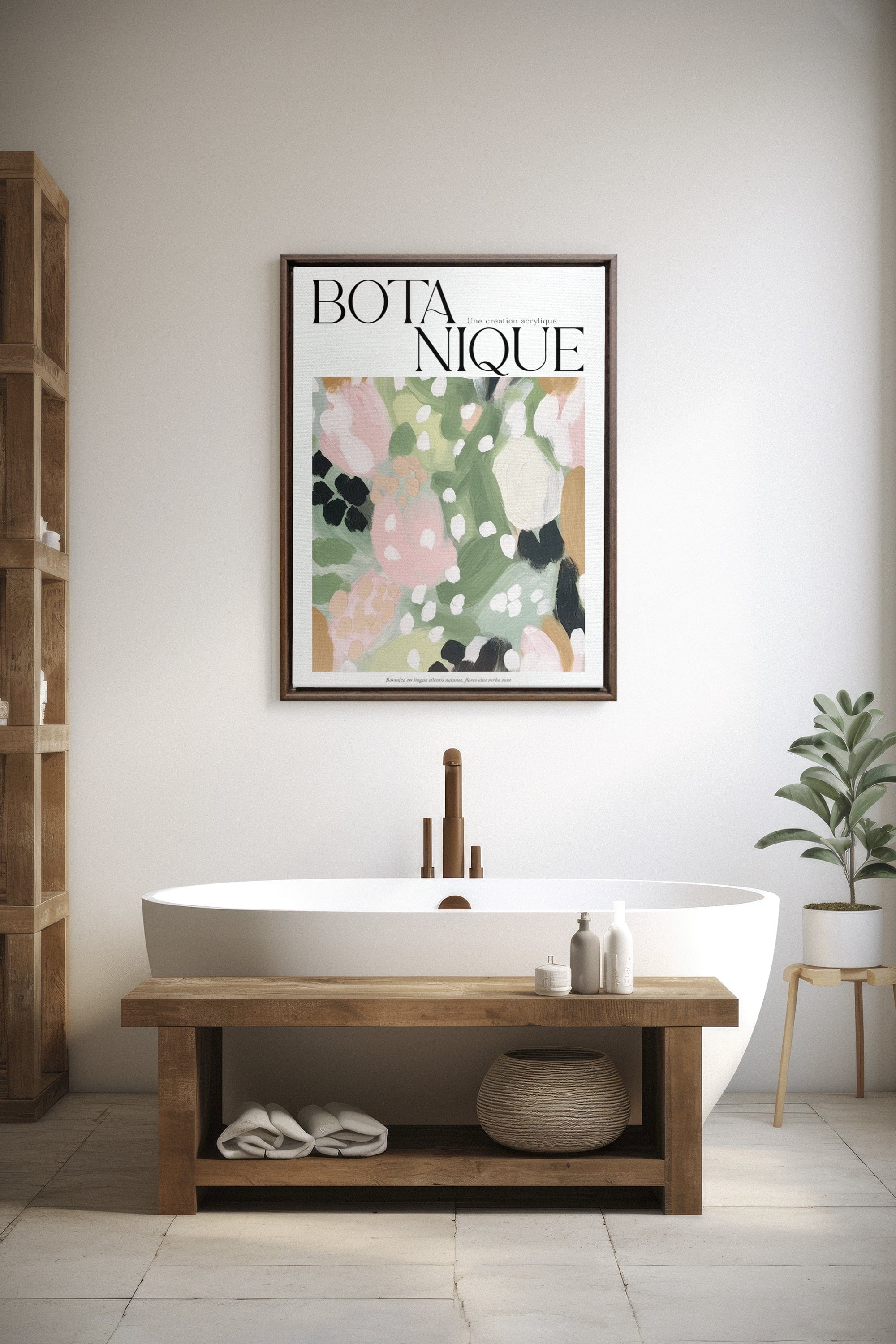 FLORES, Oeuvre sur toile étiré