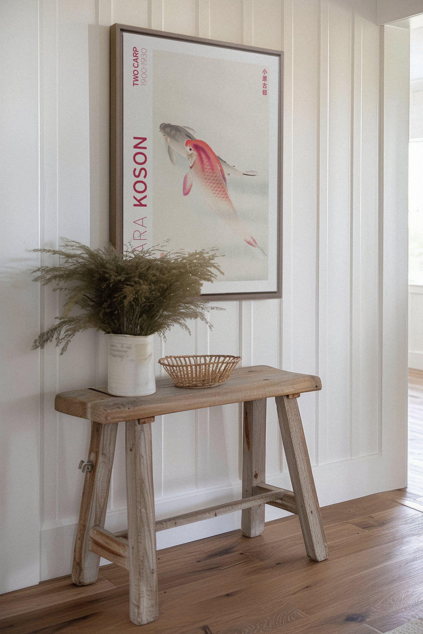TWO CARP, Work on stretched canvas
