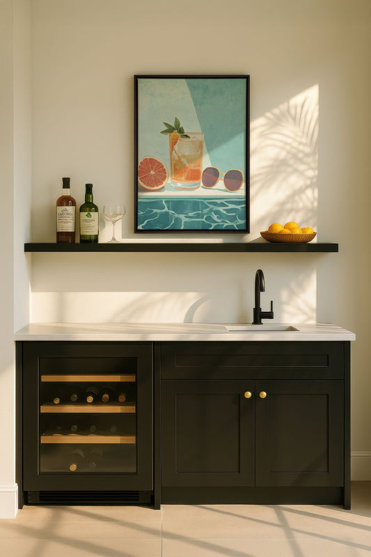 APÉRO D'ÉTÉ, Oeuvre sur toile étirée
