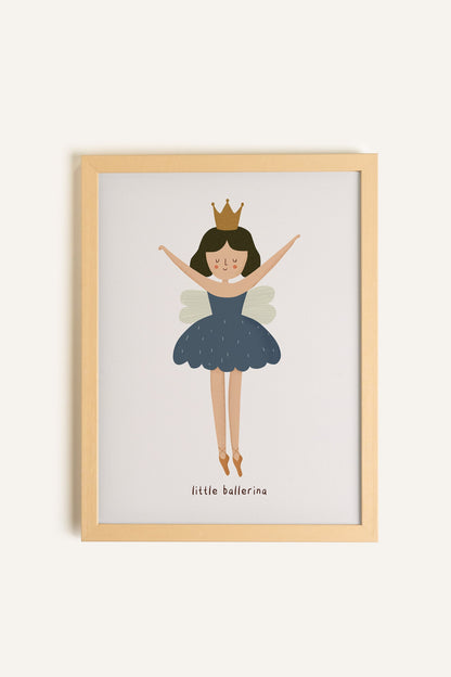 Petite Ballerine, Toile rigide encadrée