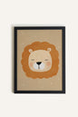 Lion de Rêve, Toile rigide encadrée