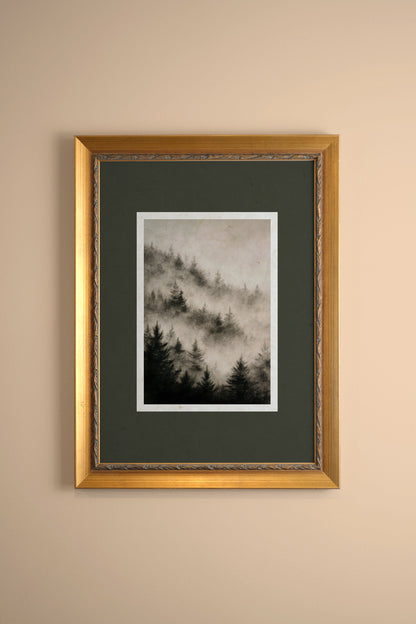 FADING TREES, CADRE VINTAGE OR