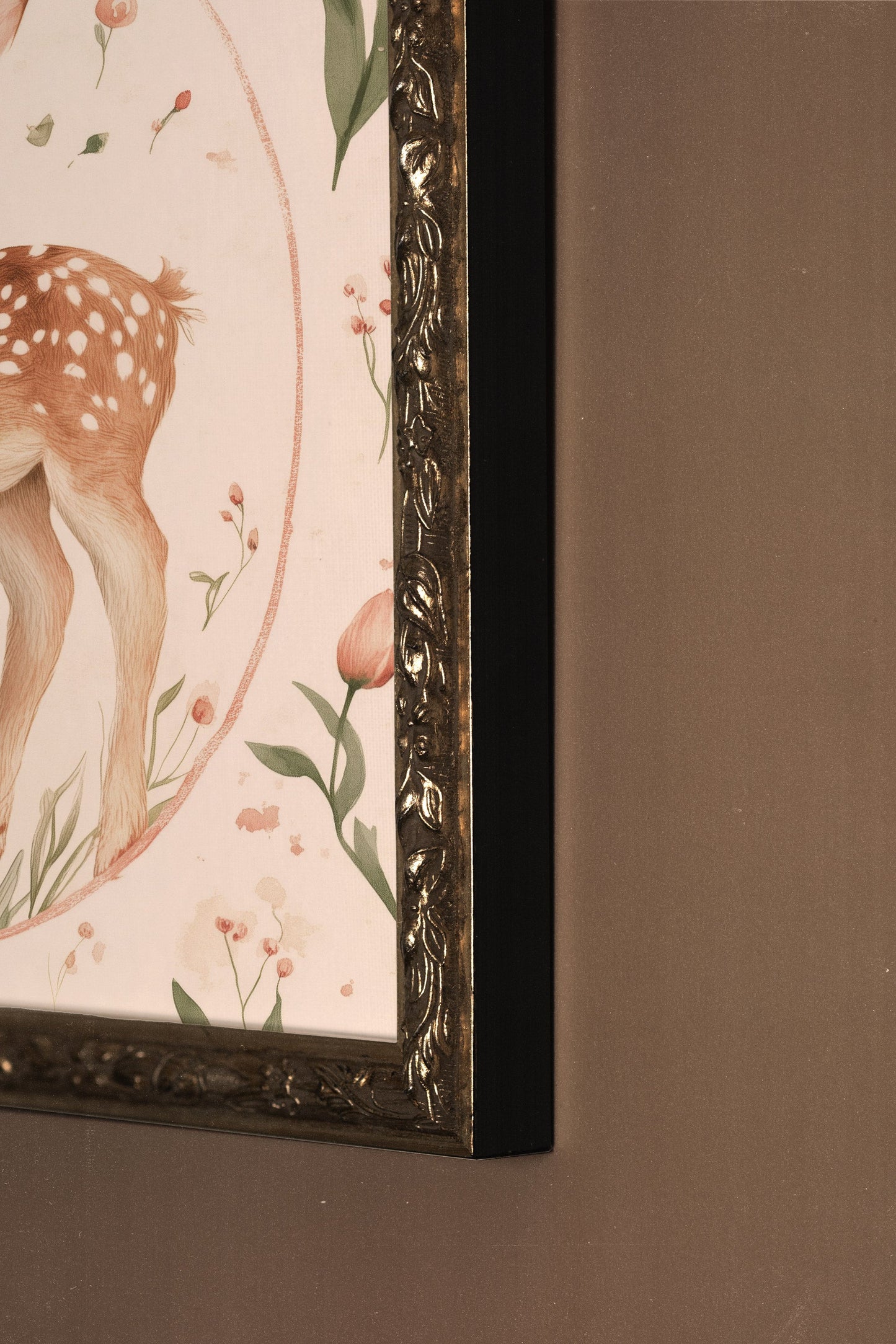 PETIT FAON, CADRE VINTAGE ARGENT
