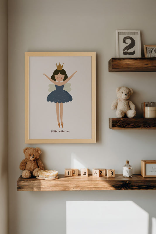 Petite Ballerine, Toile rigide encadrée