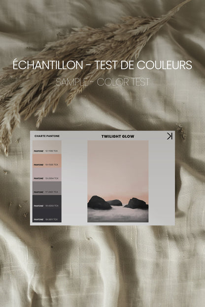 OLEKA CANVAS - TWILIGHT GLOW, Oeuvre sur toile étirée, encadré Noir
