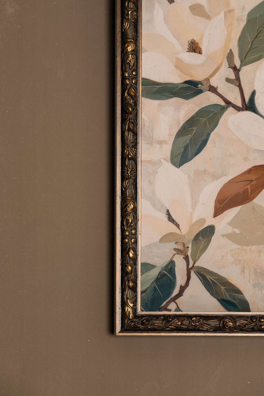 JARDIN INTEMPOREL, Artwork on rigid canvas, framed in Vintage Bronze