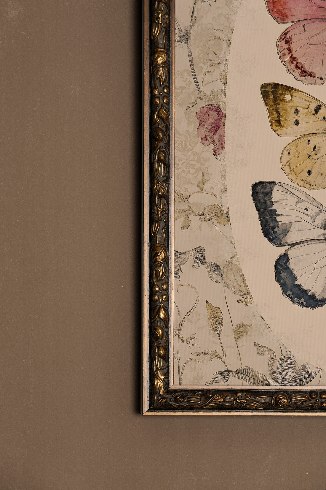 DANSE DU TEMPS, Artwork on rigid canvas, framed in Vintage Bronze