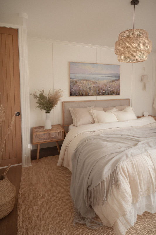 Rose Lagoon, Oeuvre sur toile étirée
