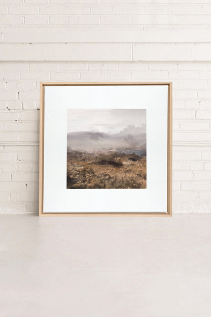OLEKA CANVAS - THE EMERALD WILDS, Oeuvre sur toile étirée, encadré Naturel Clair