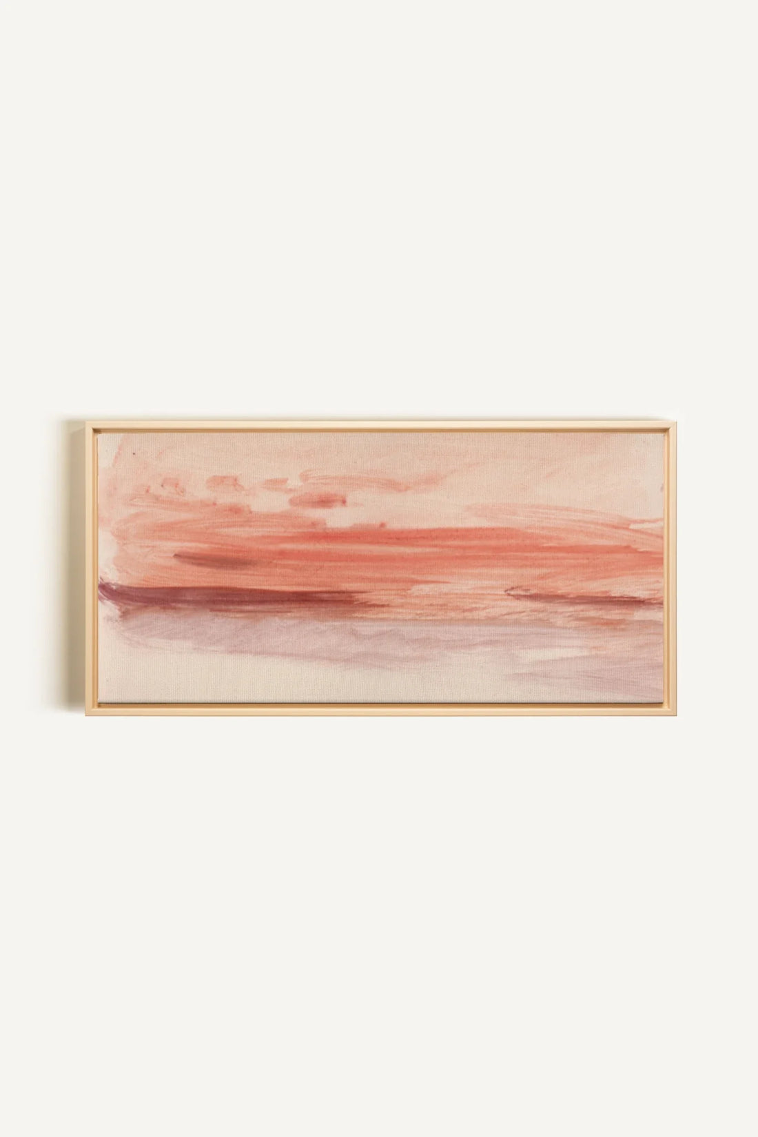 SABLE ROSÉ, Artwork on stretched canvas, framed Natural Light