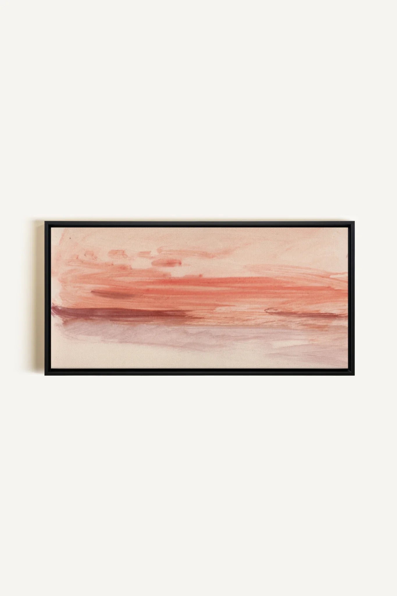 SABLE ROSÉ, Artwork on stretched canvas, framed in black