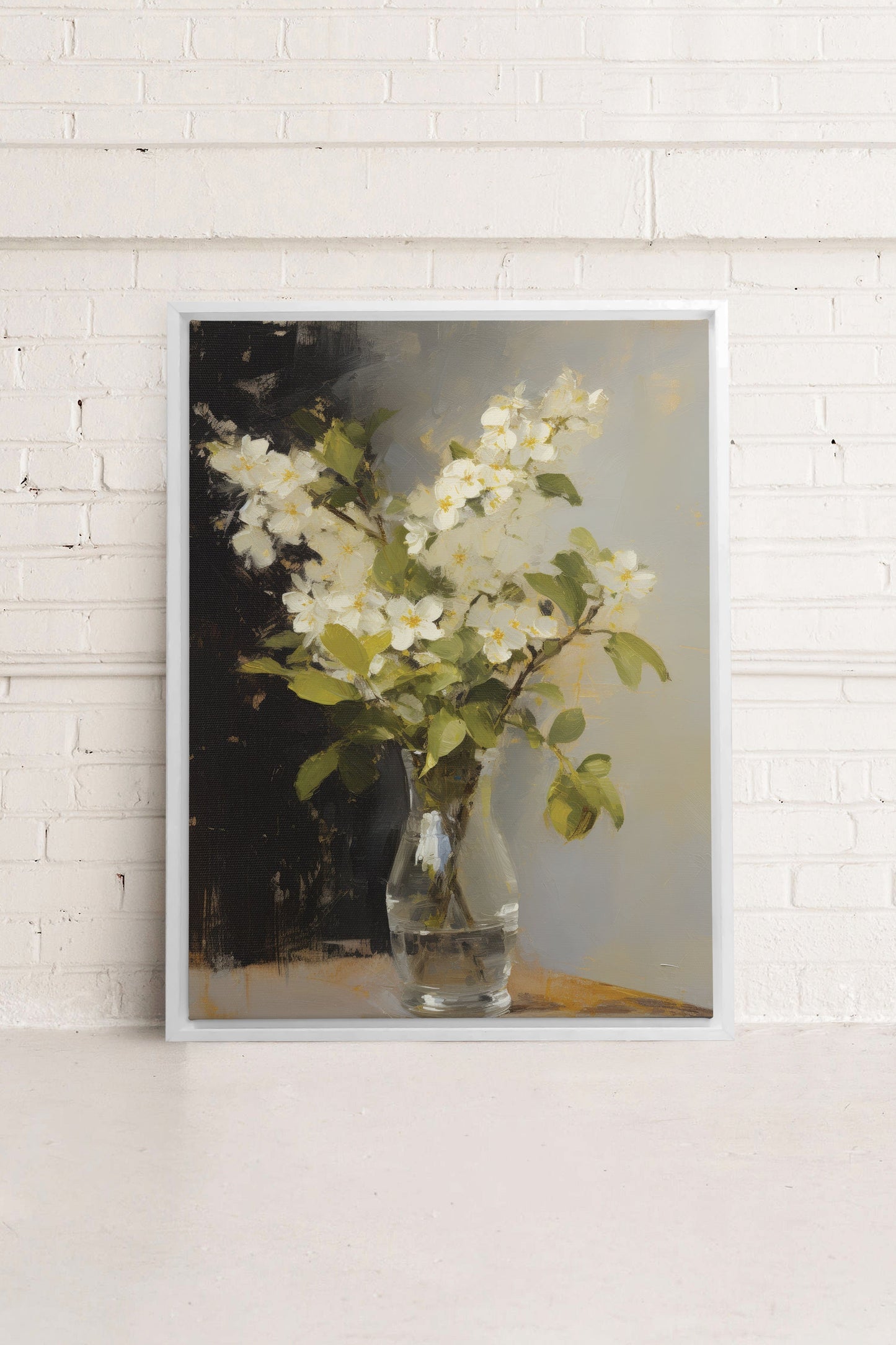 ANTIQUE VASE, Work on stretched canvas