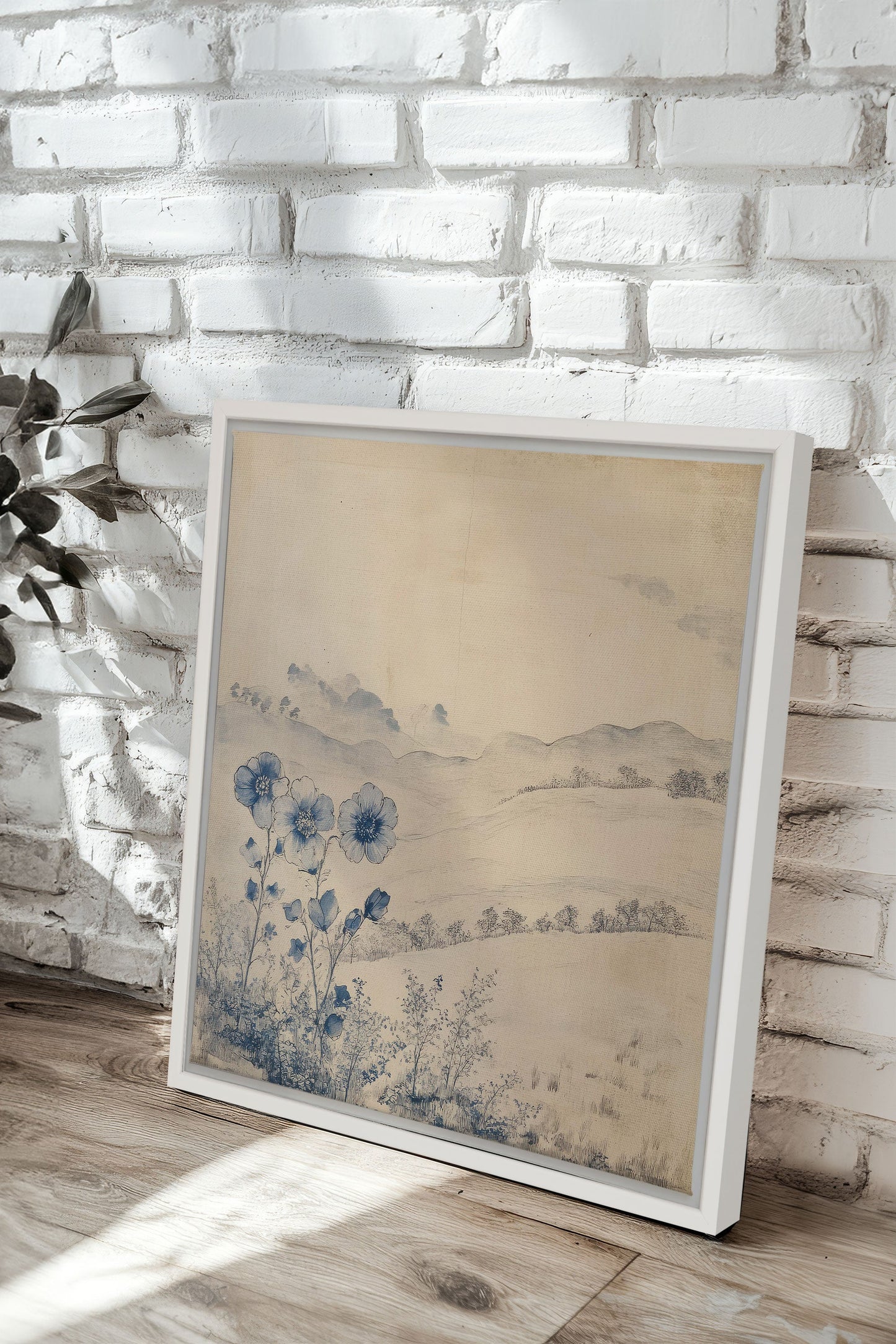 FLORAL HILLS, Work on stretched canvas