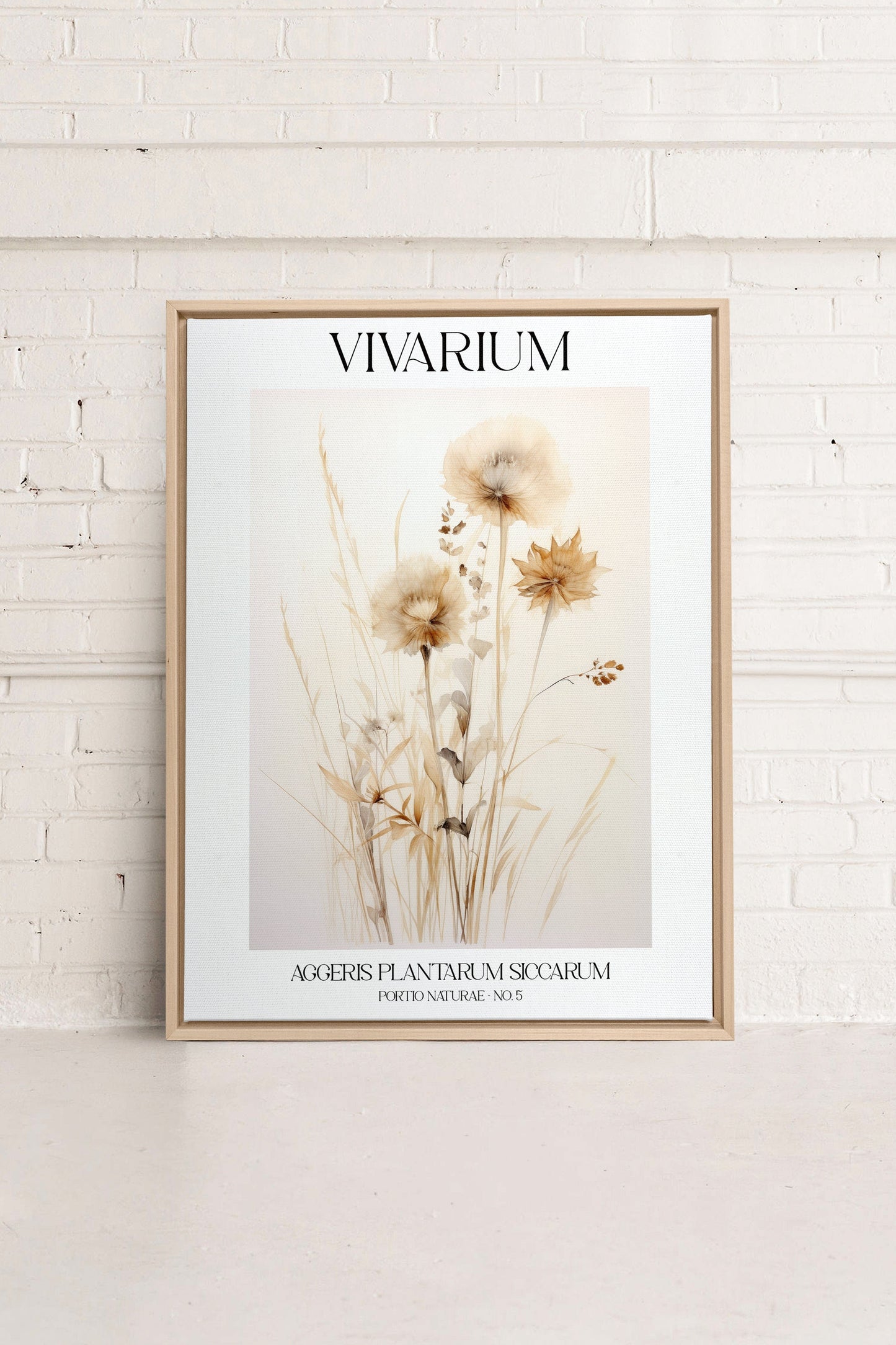 HERBARIUM REVERIE, Work on stretched canvas