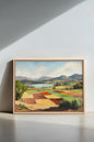 RUSTIC PALETTE, Work on stretched canvas