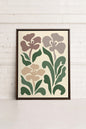 BEIGE PETALS, printed canvas