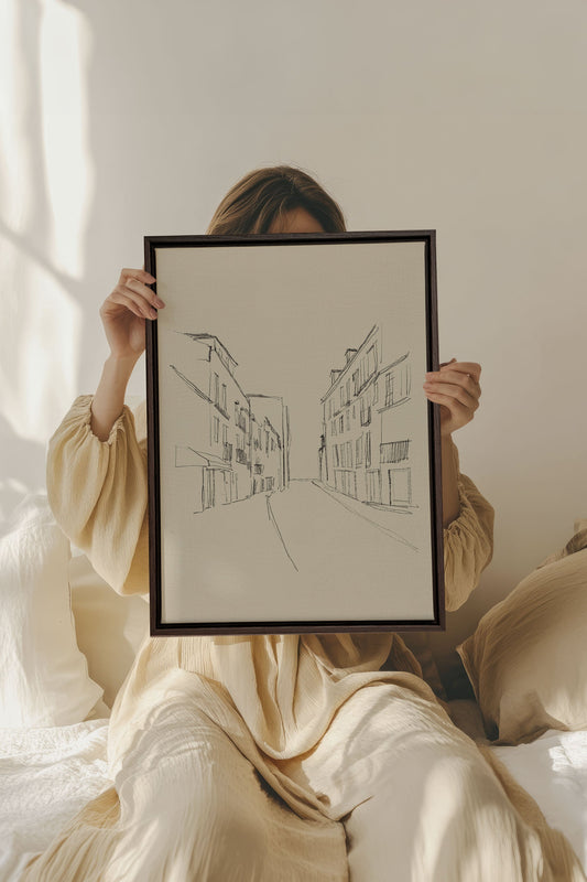 ESQUISSE URBAINE, Work on stretched canvas