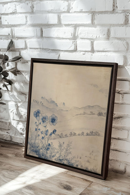 FLORAL HILLS, Work on stretched canvas